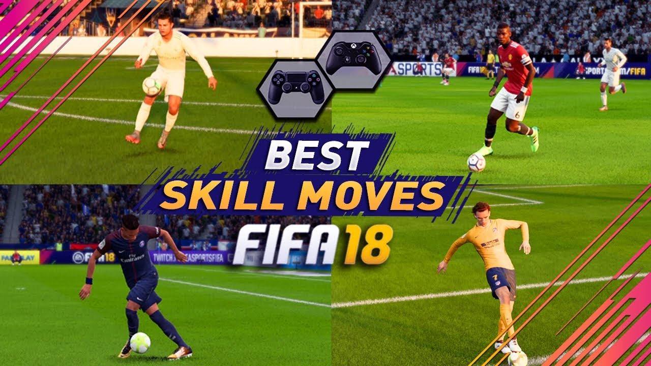 FIFA 18 BEST SKILLS TUTORIAL / MOST EFFECTIVE SKILL MOVES in FIFA 18 /  Tricks for PS4 & XBOX ONE - YouTube