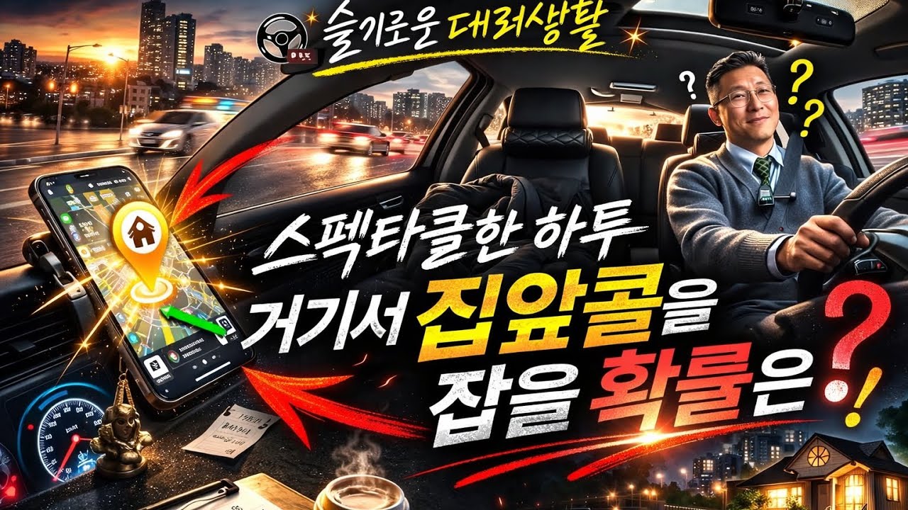 힘내라힘@슬기로운 대리 생활/오늘은 스펙타클하다. 거기서 집앞을 잡을 확률이