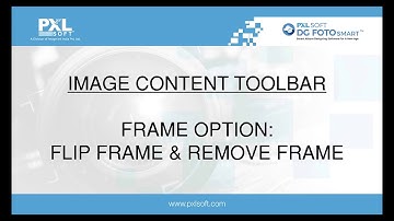 Image Content Toolbar: Flip Frame & Remove Frame