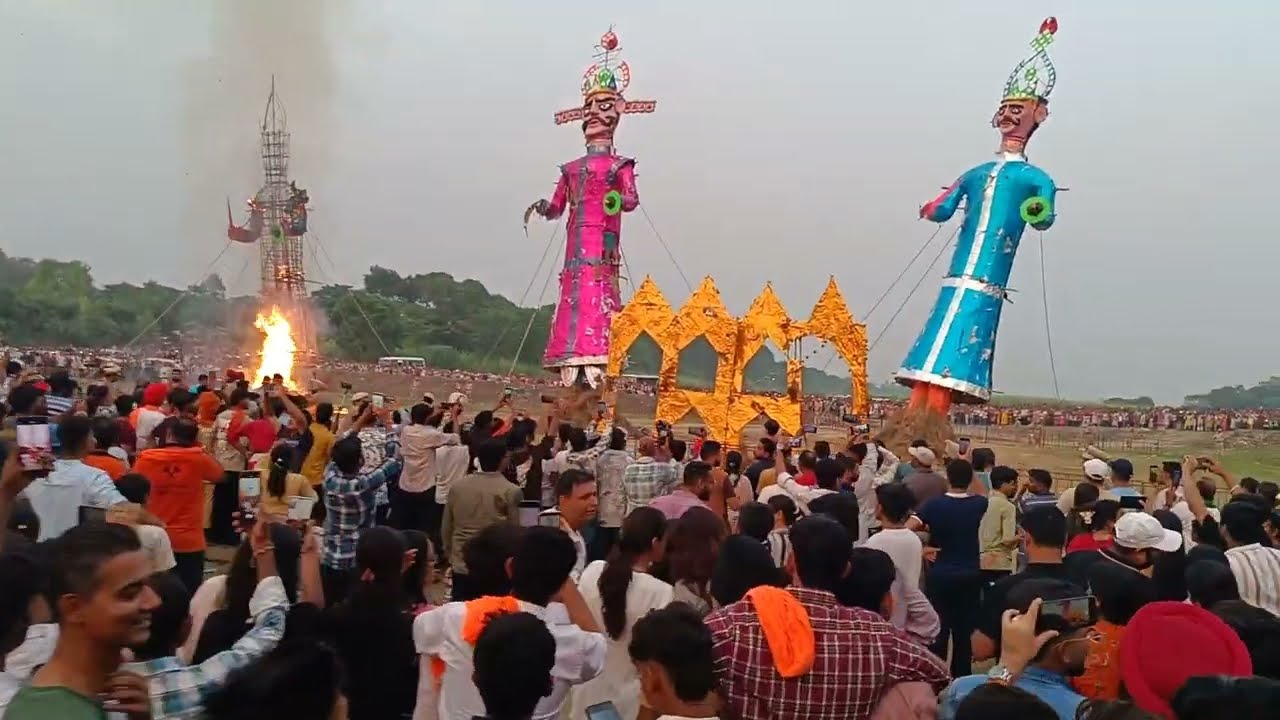 Ravan Dahan Hoshiarpur Dussehra 2025 | Hoshiarpur Dussehra Ground Mela 2025 ! Hoshiarpur Dussehra
