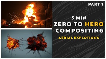 Compositing Explosion in 5 min | Zero to Hero Compositing Tutorial | After Effect