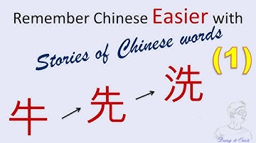 Chinese word story (Part 1) - Learn Chinese for beginners - How to memorize Chinese character | HSK