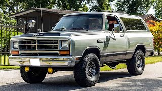 1987 Dodge Ramcharger 150LE Walk-around Video 1987 Dodge Ramcharger 150LE Walk-around Video