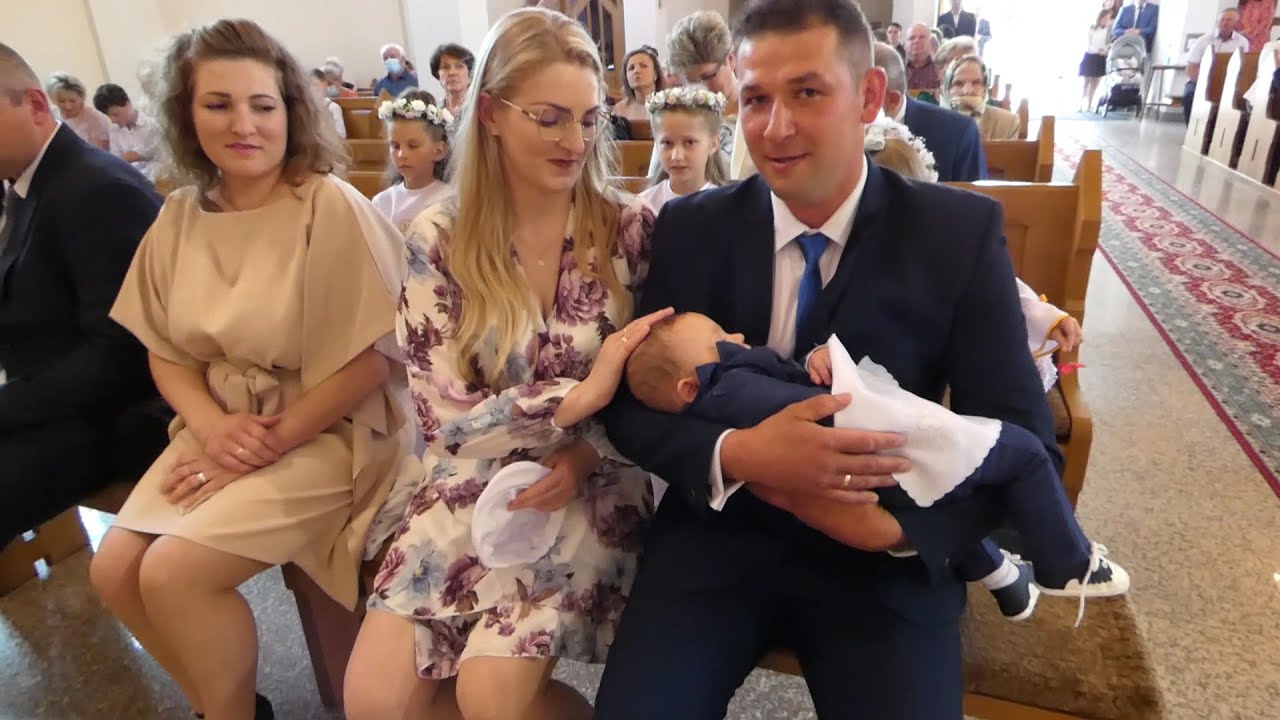 Chrzest Wojtusia - Kościół św. Andrzeja Boboli w Gąsiorach