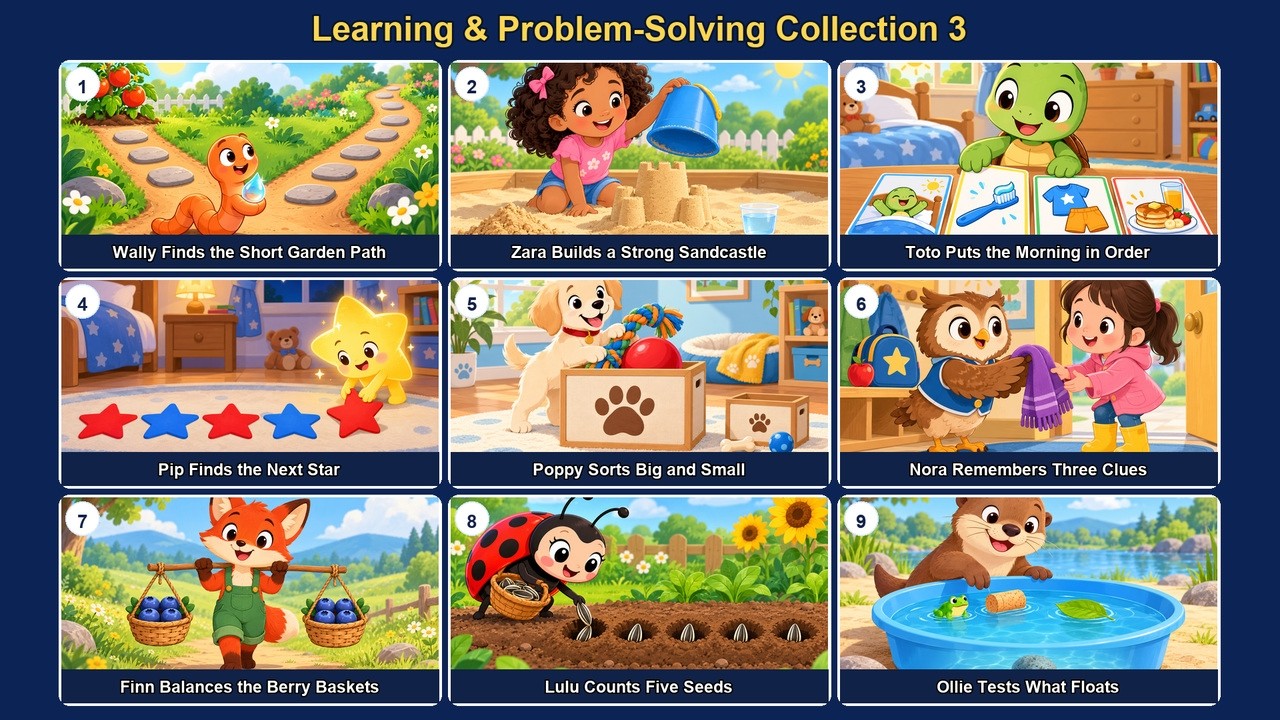 9 Brain-Building Stories for Kids | Smart Solutions | Ages 3–4 - YouTube