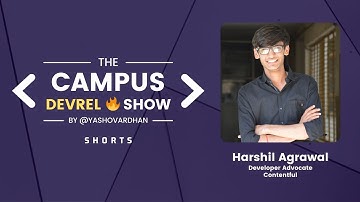 How to network with folks through Online Communities | Harshil Agarwal- The Campus DevRel Show: S1E6