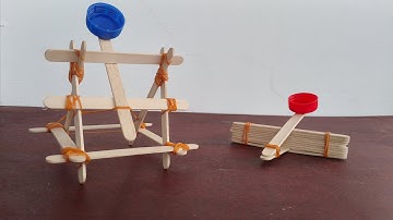 DIY Catapult Using Popsicle Sticks