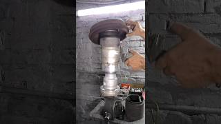 threw a brake drum and a battery onto the air strut