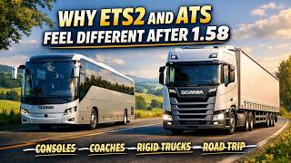 Ets2 & Ats Update 1.58 - Beyond The Hype For Buscoaches, Console, Rigid Trucks