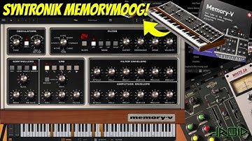 IK Multimedia Syntronik Memory-V, Based On MOOG Memorymoog Synthesizer Plugin Sound Demo