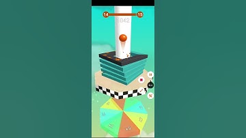Stack ball - Crash Platforms Level 14 to 15 #gaminggallery #stackball