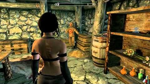 Skyrim first person bug.