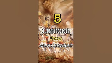 5 Lessons from Mahabharat for success💯💯💯 #mahabharat #shreekrishna #lifelessons #motivation