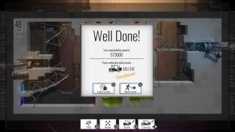 Bridge Constructor Portal- Level 48