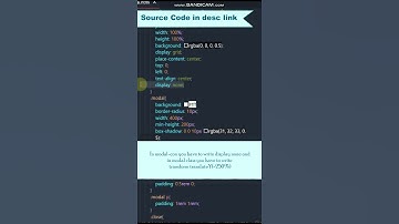 Modal Using HTML CSS and JavaScript 🔥🔥 #shorts