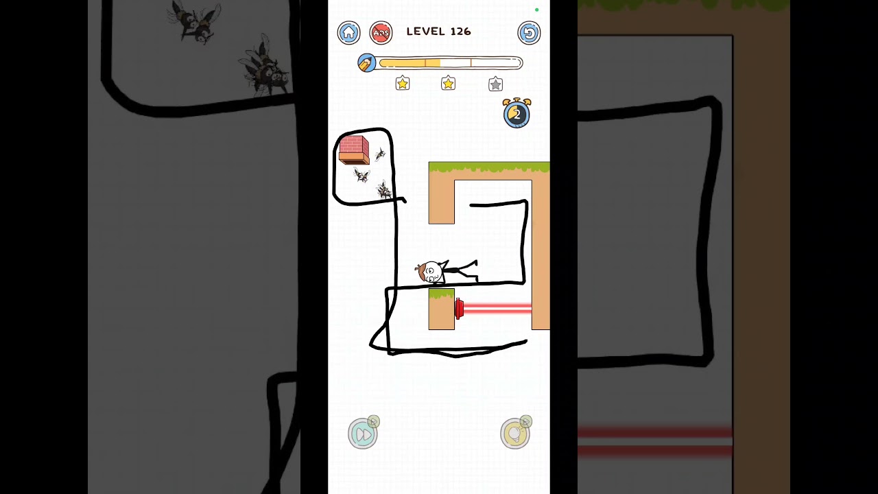 Save The Stickman Level 121 to 130 Gameplay Solutions