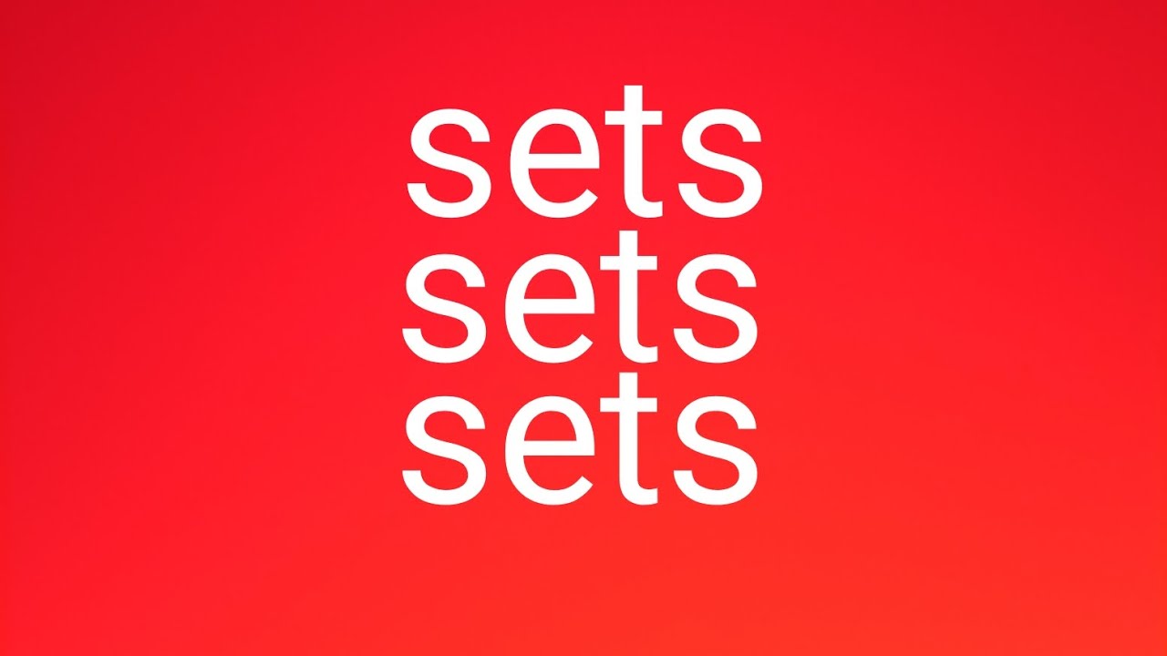 Null set or Empty set or void set