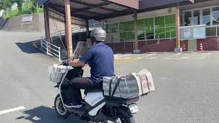 【走行イメージ】業務用電動バイク「M-crew」登坂動画（ASA萩様）