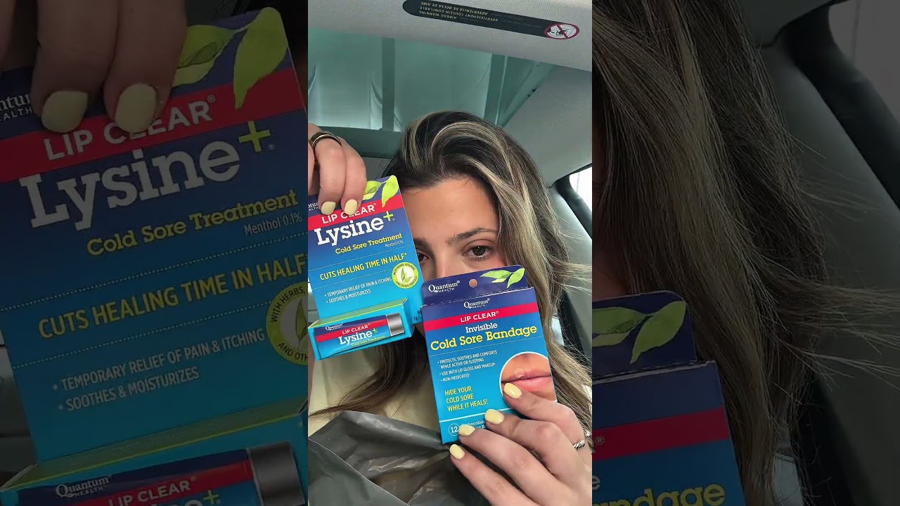 Pick up Lip Clear Lysine+ Ointment & bandage at Walgreens.🎥handledbyshirel 