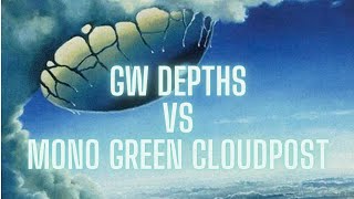 GW Depths vs Mono Green Cloudpost [MTGO Legacy league match]