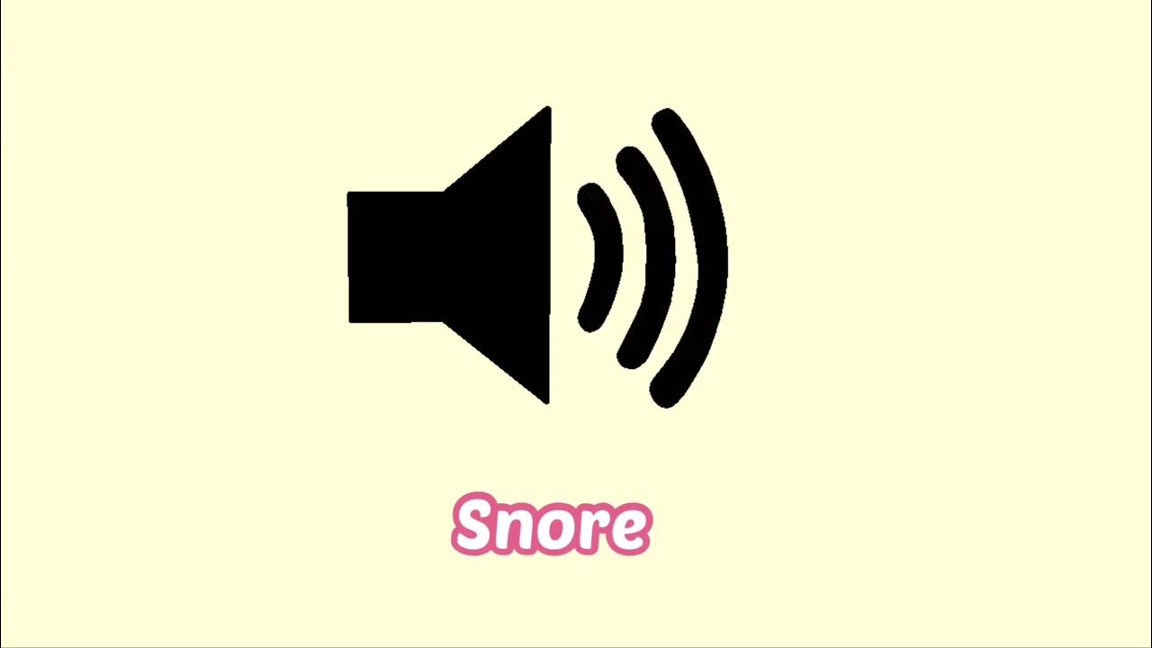 Snore Sound Effect YouTube
