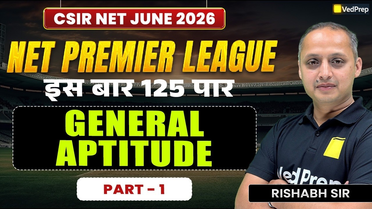 General Aptitude Practice 🔥 Part 1 | CSIR NET June 2026 | Easy Marks 🎯 ...