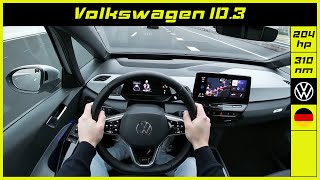 VW iD3 First Max 2020 Onboard Test drive POV
