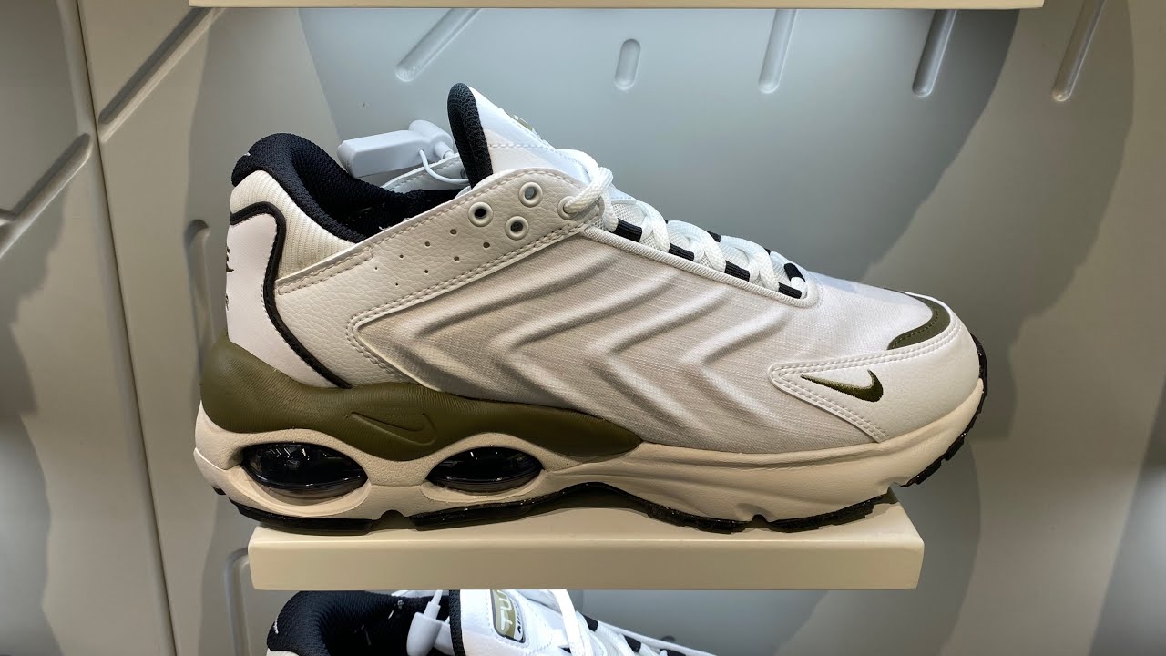 Nike Air Max TW (White/Medium Olive/Phantom/Black) - Style Code 