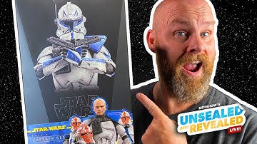 Hot Toys Captain Rex Star Wars Sixth Scale Figure | Unsealed and Revealed