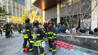 FDNY Manhattan 10-77 Box 0931 Fire in a HVAC Unit and 2nd Floor Laundry Room Setback 7 Story MD