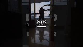 Day 10/100. No perfect setup or form. Just a small space, a decision, and consistency.