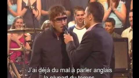 OASIS - Liam Gallagher Interview (TARATATA France 09.06.2005)
