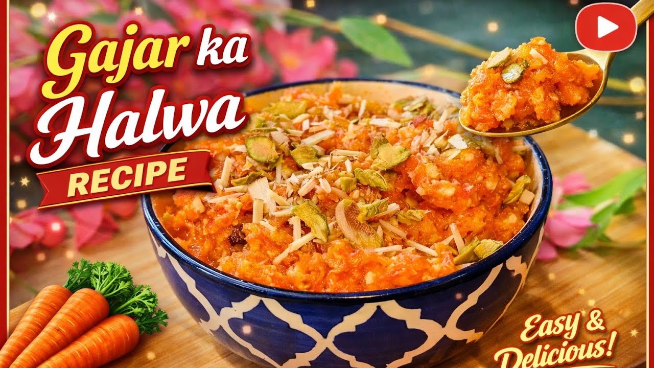 🤤Easy & Yummy Gajar Halwa Recipe🍮  gajar ka halwa recipe | How to make gajar ka halwa 🥕🥕