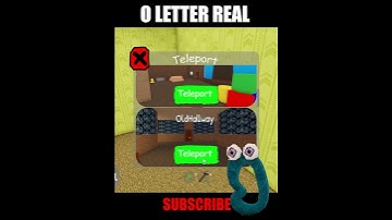 How To Find B Letter Real Morph in Find The Backrooms Morphs