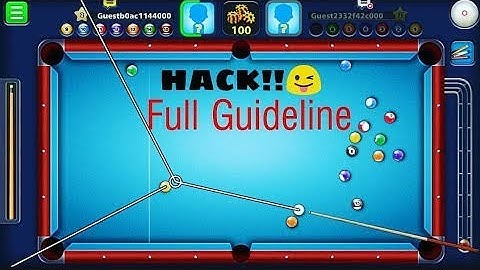 How to hack 8 ball pool longest guideline in just 2 minutes