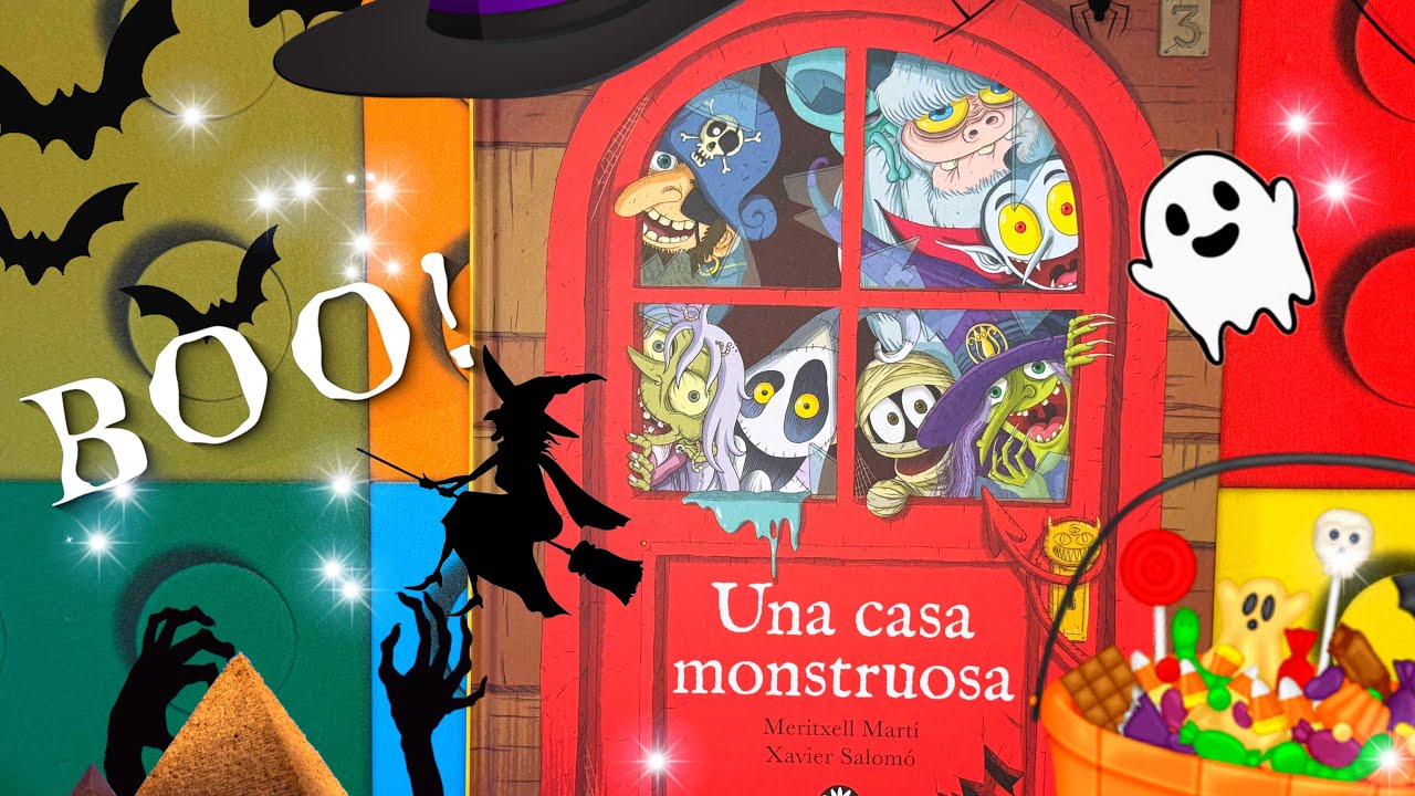 Cuentos infantiles en español; Una casa monstruosa libro infantil en español