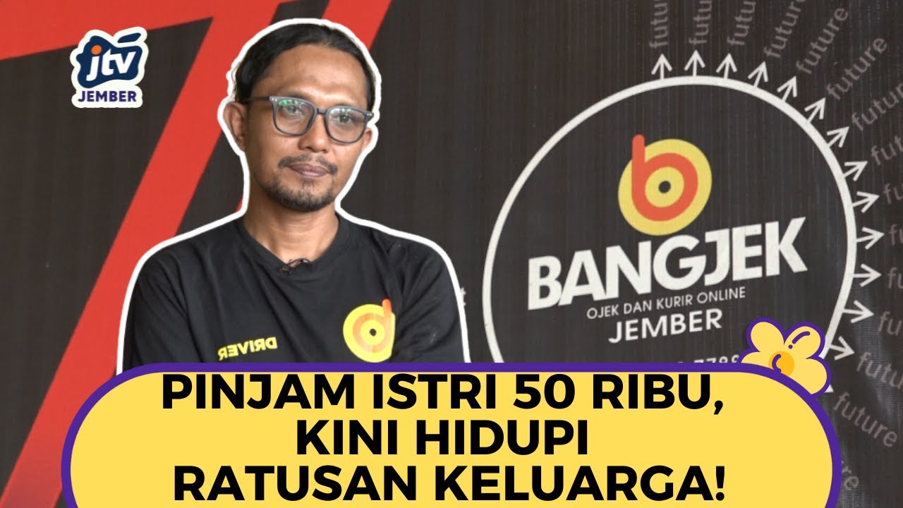 [LIVE JBR] Modal 50 Ribu Jadi Bos Ojek! Kisah Inspiratif Bang Jek Jember