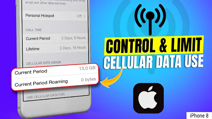 How to Control and Limit Cellular Data Use on iPhone | Restrict Cellular Data