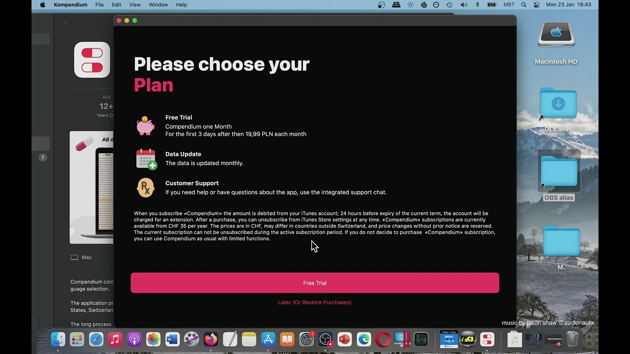 [MAC] Medical App: Compendium Pharma Dictionary = Basic Overview