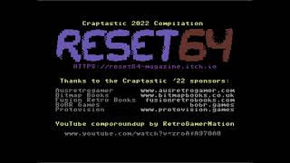 C64 4K Game: 2022 'Craptastic' 4kb Compilation by  Megastyle, Reset Magazine Staff! 22 August 2022!