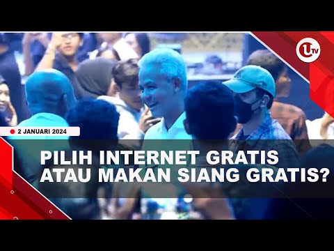GANJAR KLAIM INTERNET GRATIS LEBIH BAIK DIBANDING MAKAN SIANG GRATIS | U-NEWS
