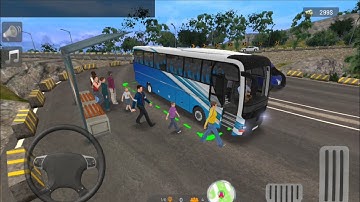 Euro Coach Bus Simulator 2025: Offroad Bus Driving Games - Android Gameplay 