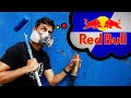Painting a Mural in RedBull Style!