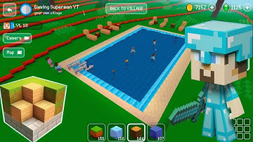 Block Craft 3D Mobile Gameplay  -Swimming Pool-