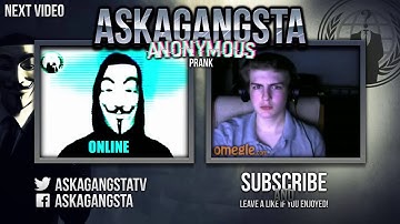 ANONYMOUS HACKERS RETURN TO TROLL ON OMEGLE! Hacker Trolling 21
