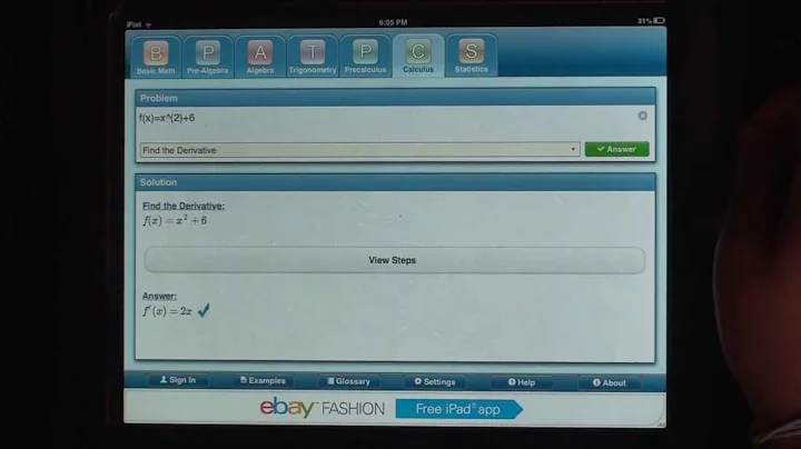 Mathway App Tutorial