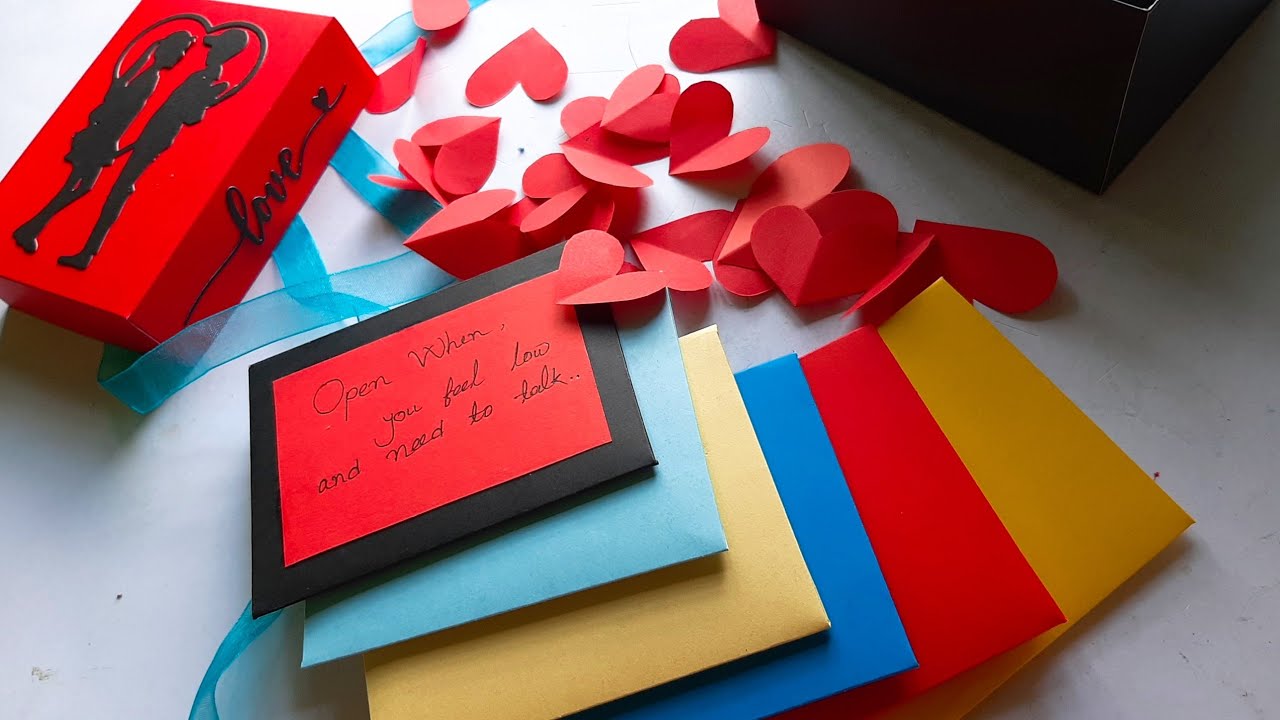 DIY Letter Box Open When Letter Box DIY Gifts Nafsi's Craft