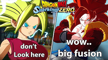 Dragon ball Sparking ZERO Fusion Characters unique interactions Hit Hard