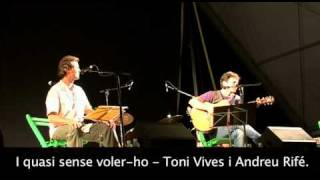Video thumbnail of "El carrilet de la cava i les cançons de Josep Bo. Concert - I quasi sense voler-ho."
