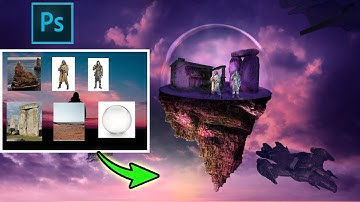 Image Manipulation Floating Island | Photoshop Tutorial